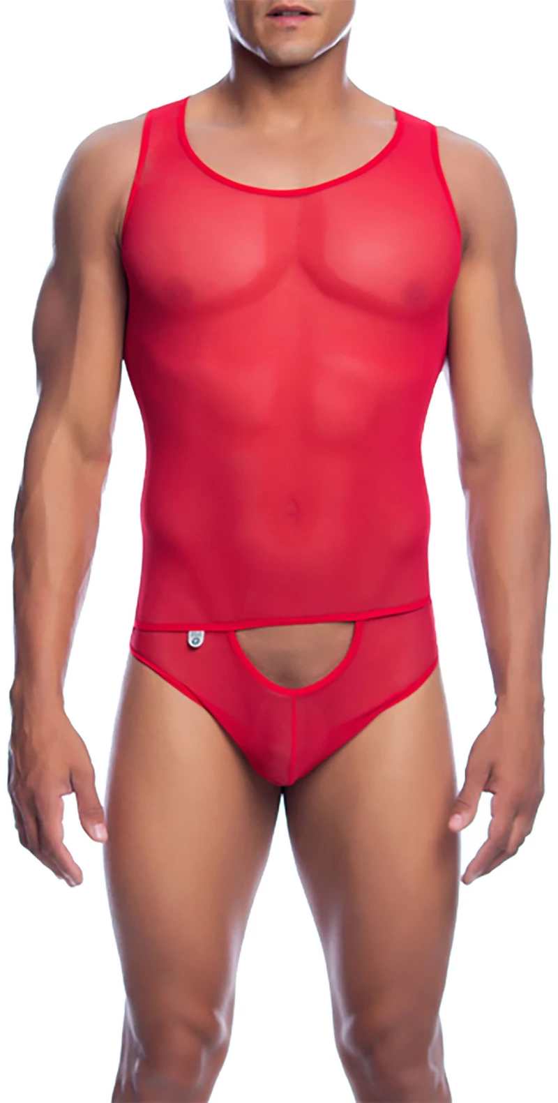 MOB Sexy Sheer Body Red
