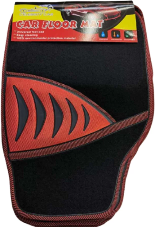 Πατάκια αυτοκινήτου – Celebrity Car - 102 - 4pcs - 122162 - Red
