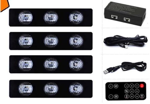 Σετ φωτισμού καμπίνας αυτοκινήτου LED - 1109401 - 110299