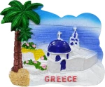 Tουριστικό μαγνητάκι Souvenir – Σετ 12pcs - Resin Magnet - 678019