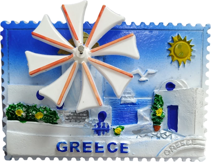 Tουριστικό μαγνητάκι Souvenir – Σετ 12pcs - Resin Magnet - 678185