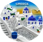 Tουριστικό μαγνητάκι Souvenir – Σετ 12pcs - Resin Magnet - 678246