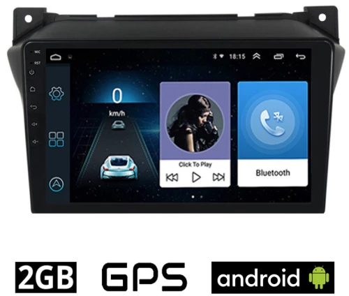 NISSAN PIXO (μετά το 2009) Android οθόνη αυτοκίνητου 2GB με GPS WI-FI (ηχοσύστημα αφής 9" ιντσών OEM Youtube Playstore MP3 USB Radio Bluetooth Mirrorlink εργοστασιακή, AUX, 4x60W)