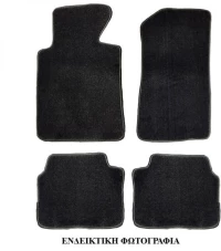 Πατάκια Αυτοκινήτου Μοκέτα Για Nissan Tiida / Versa 2006-2012 Μαύρο 4 Τεμάχια 0001856