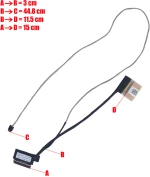 Kαλωδιοταινία Οθόνης-Flex Screen cable Dell Inspiron 15-5568 14-5468  DC02002IG00 30 pin (Κωδ. 1-FLEX0659)