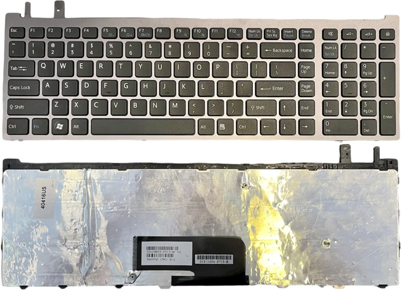 Πληκτρολόγιο - Keyboard for Laptop  Sony Vaio VGN-AW US GREY LAYOUT (Κωδ. 40416USGREY)