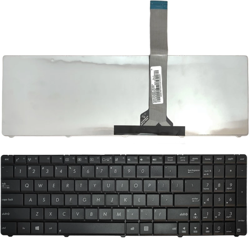 Πληκτρολόγιο Laptop Keyboard for ASUS Notebook P55VA PRO55VA US layout Black OEM(Κωδ.40823US)