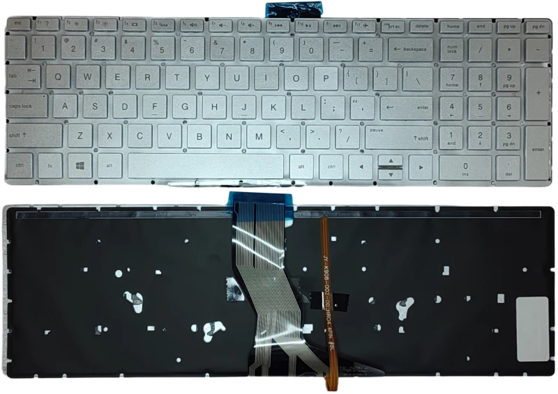 Πληκτρολόγιο  Keyboard  Laptop -HP 15s-eq1010nv  (Κωδ.40478USNFRSILVERBL)