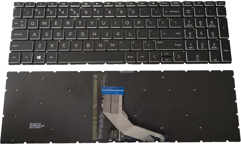Πληκτρολόγιο Laptop HP 15s-eq1012nv keyboard OEM (Κωδ.40549USNOFRAMEBACKLIT)