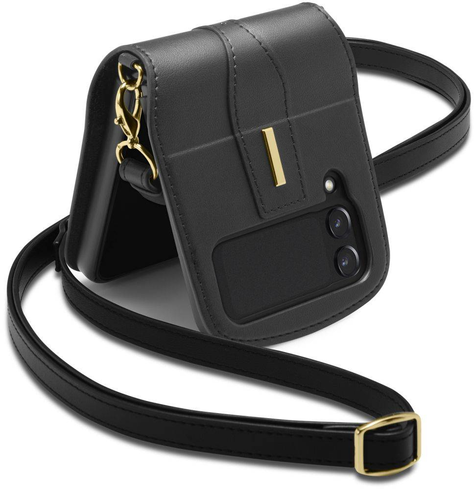 Θήκη Spigen SGP LIENAR LEATHER ARMOR για SAMSUNG GALAXY Z FLIP 4 5G - ΜΑΥΡΟ - ACS05171