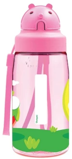 Παγούρι ΜπανάναΦράουλα Tritan 450ml - Πώμα OBY GROBY01