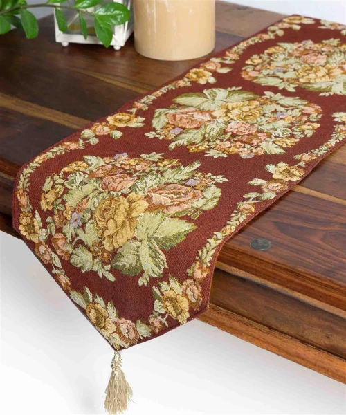 τραβέρσα  (33cm X 125cm)  416 μπορντώ - -