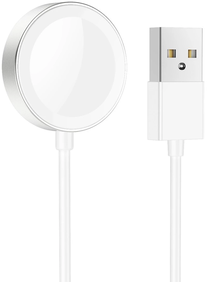 Φορτιστής Hoco CW39 για iWatch 7 6 5 4 3 2 1 SE Λευκό
