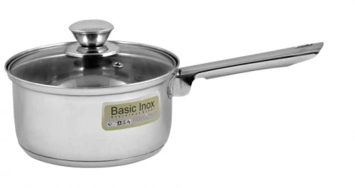 Venus 57218 Kατσαρόλα Ηλεκτρική Basic Inox Με Γυάλινο Καπάκι No18