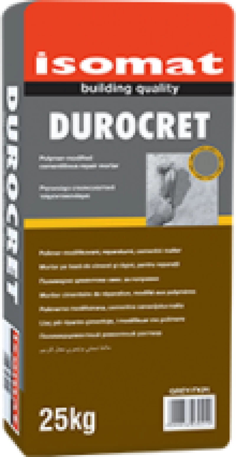 Isomat Durocret Ρητινούχο Επισκευαστικό Τσιμεντοκονίαμα, Λευκό 25 Kg