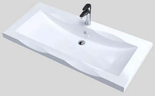 Sanitec LOTUS Νιπτήρας Μπάνιου 59x47x11cm
