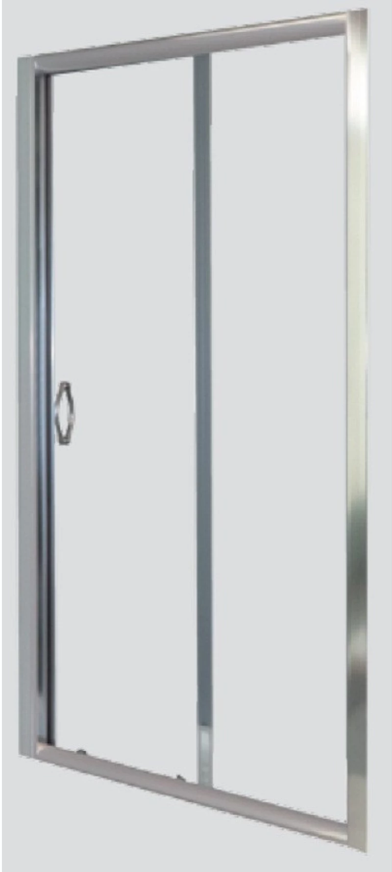 Sanitec AF 203 Καμπίνα Ευθύγραμμη 100xh.200cm για Ντουζιέρα Flat Α203