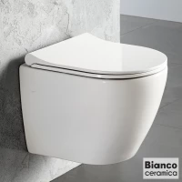 BIANCO CERAMICA 9250-300 Κάλυμμα λεκάνης από Βακελίτη Απλό White