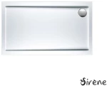 SIRENE EXTRA FLAT E14090-300 Ορθογώνια Ακρυλική Ντουζιέρα White 140x90cm