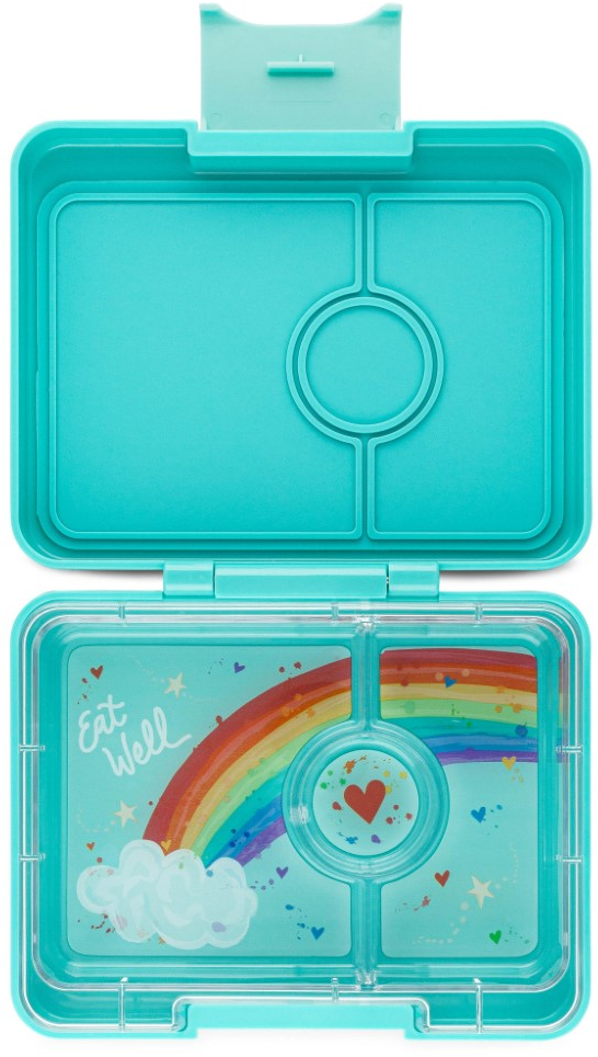 Δοχείο φαγητού misty aqua Rainbow snack Yumbox