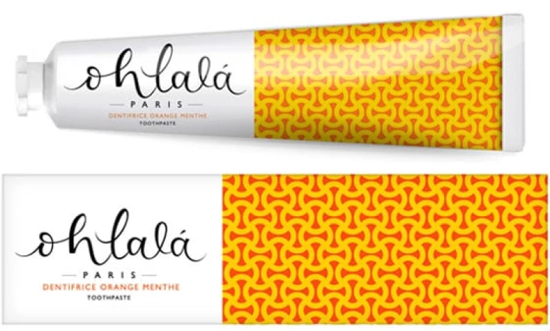 Oh Lala | Orange-Mint Toothpaste Οδοντόκρεμα με Γεύση Πορτοκάλι-Μέντα | 75mL