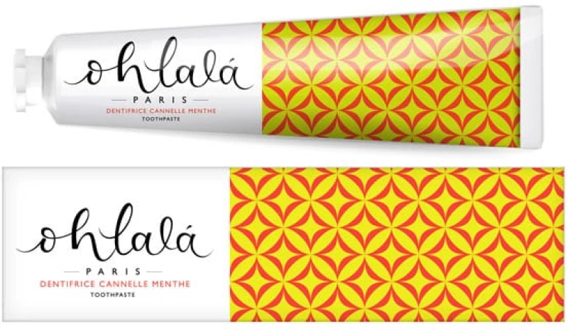 Oh Lala | Cinnamon-Mint Toothpaste Οδοντόκρεμα με Γεύση Κανέλα-Μέντα | 75mL