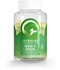 IvyBears | Men's Hair | Ανδρικό Βιταμινούχο Συμπλήρωμα Διατροφής για την Καλή Υγεία των Μαλλιών | 60 Ζελεδάκια