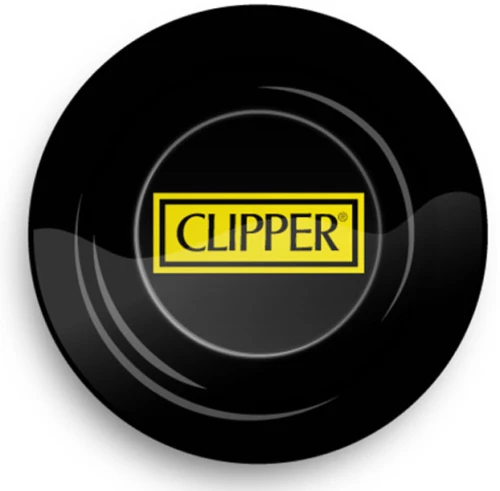 Μεταλλικό Τασάκι - Σχέδιο Clipper Logo Black