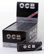 OCB Premium Χαρτάκια - Μαύρο - 1¼ με Τζιβάνες