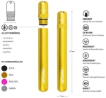 Jaysafe Κύλινδρος Αποθήκευσης Μεταλλικός Premium 11cm - Χρυσό
