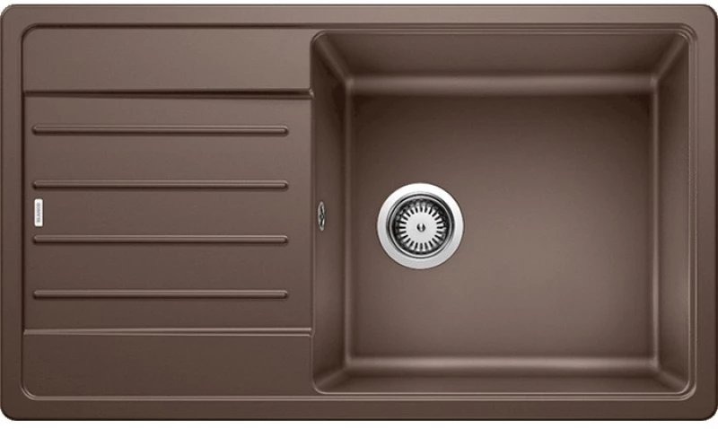 Blanco Legra XL 6 S Coffee SILGRANIT® PuraDur® Γρανιτένιος Ένθετος Νεροχύτης 86x50cm