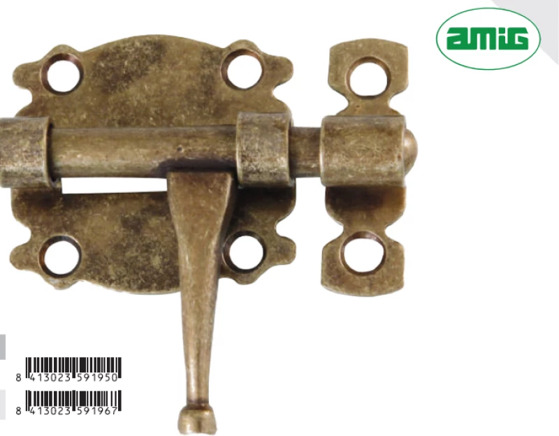 AMIG 484-19196 Σύρτης Διακοσμητικός Αντικέ χρυσό ø12×100mm