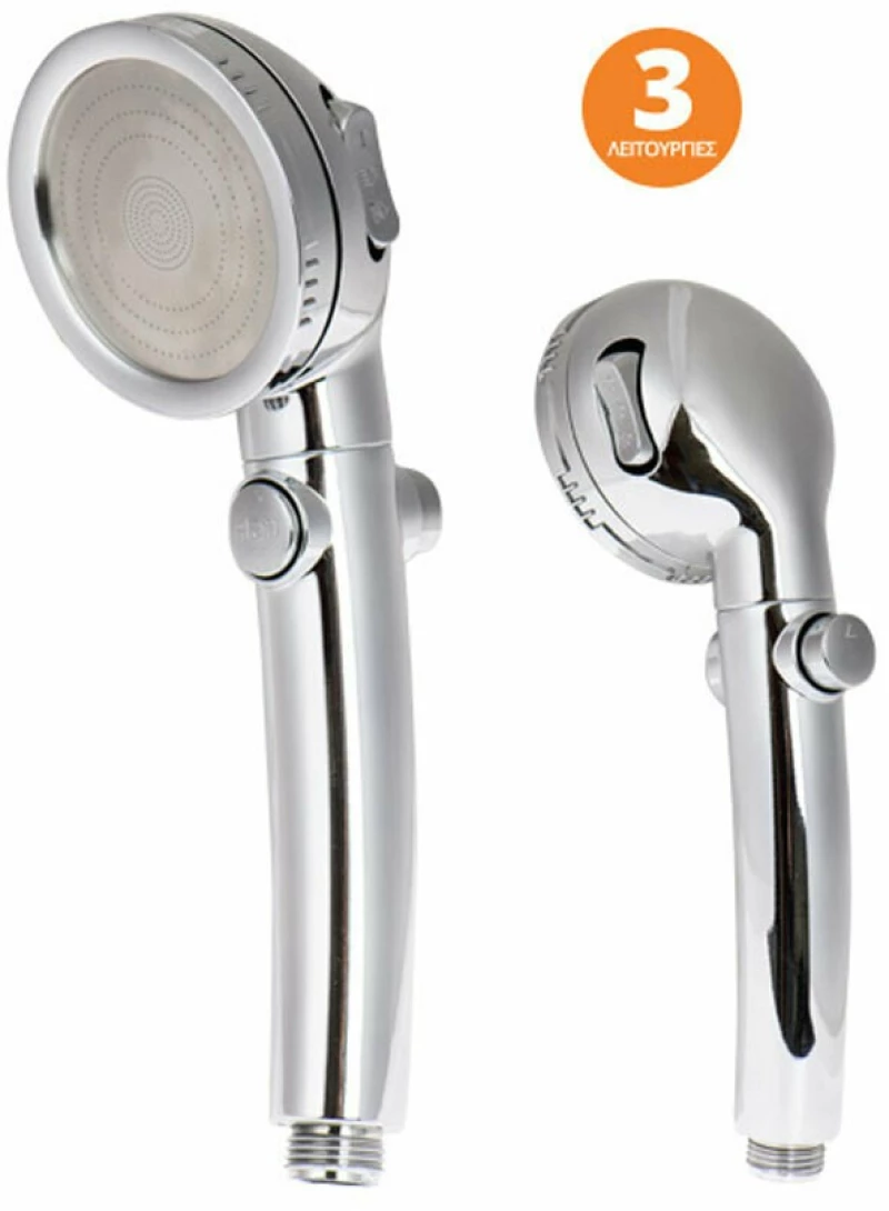 KRAUSMANN SN70020 Τηλέφωνο Ντουζ με Διακόπτη Παύσης Ροής ø8cm