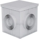 Fasoplast Κυβόσχημα Πλαστικό Με Καπάκι 40x40cm 8600104040