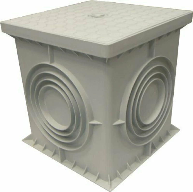 Fasoplast Κυβόσχημα Πλαστικό Με Καπάκι 40x40cm 8600104040