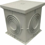 Fasoplast Κυβόσχημα Πλαστικό Με Καπάκι 40x40cm 8600104040