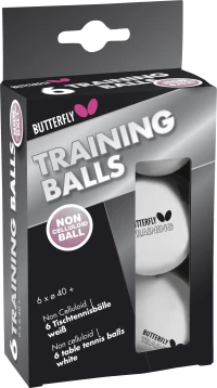 Μπαλάκια Ping Pong Training 40+  (6τμχ) Butterfly Κωδ.97254