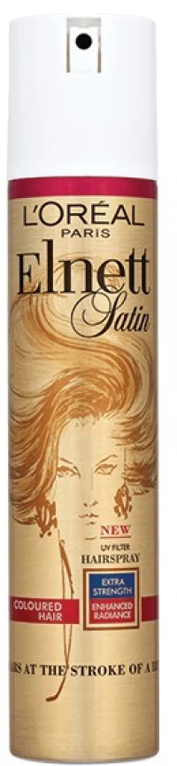 L'Oreal Elnett Satin Coloured Hair Strong Hold Hairspray 200ml
