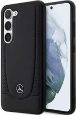 Original Case MERCEDES Leather Urban MEHCS23SARMBK for Samsung Galaxy S23 Black