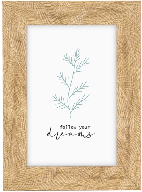 Κορνίζα πλαστική 13x18cm Florina Brown