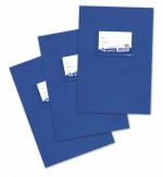 Τετράδιο ριγέ μπλε Unipap Genius 17x25cm 60φύλλα