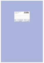 Τετράδιο καρφίτσα ριγέ AnG Number One Λιλά 17x24cm 50φύλλα