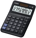 Αριθμομηχανή Casio MS20F 12ψηφίων ΜΑΥΡΗ