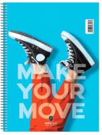 Τετράδιο Σπιράλ Α4 Salko Paper Make Your Move 4Θ.120Φ (Διάφορα Σχέδια)