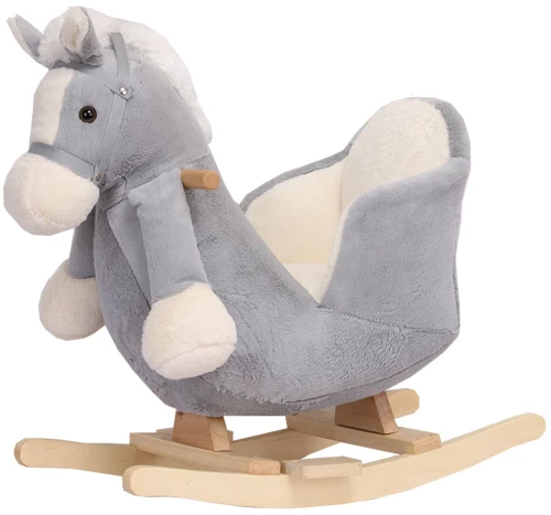 Kikka Boo Κουνιστό παιχνίδι με κάθισμα και ήχο Grey Horse 31201040005