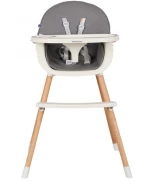Kikka boo Κάθισμα Φαγητού Nutri Wood Grey 31004010116