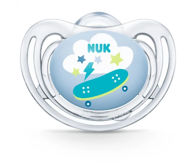Nuk Πιπίλα Σιλικόνης Freestyle Σιλικόνης 18-36m Skateboard 739.713Skateboard