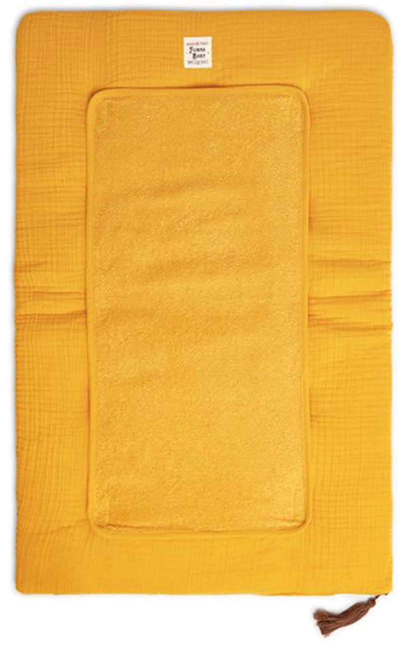 Funna Baby Αλλαξιέρα Μουσελίνα 50 x 80cm Marigold Mustard 0233