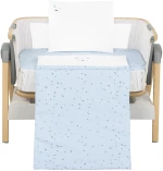 Kikka Boo Σετ Λίκνου 5τμχ Bear With Me Blue 41101050067
