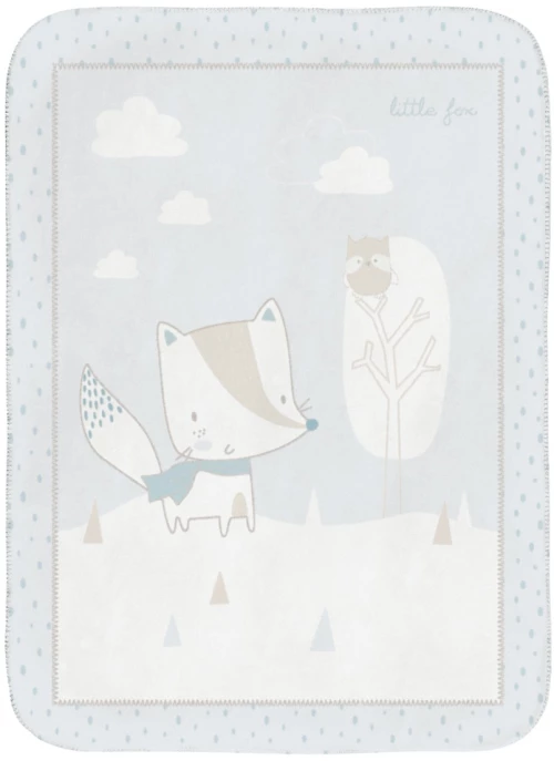 Kikka Boo Κουβέρτα Κούνιας 110×140εκ Little Fox 31103020126